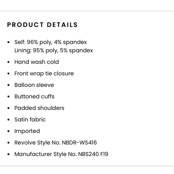 NBD x Revolve Imogen Top In Champagne Size XS EUC - Picture 6 of 6